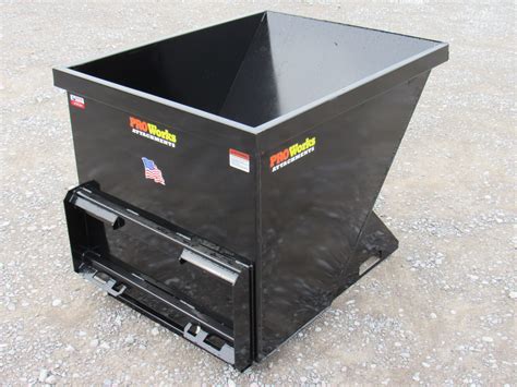 dumpster for skid steer|yard mule container skid steer.